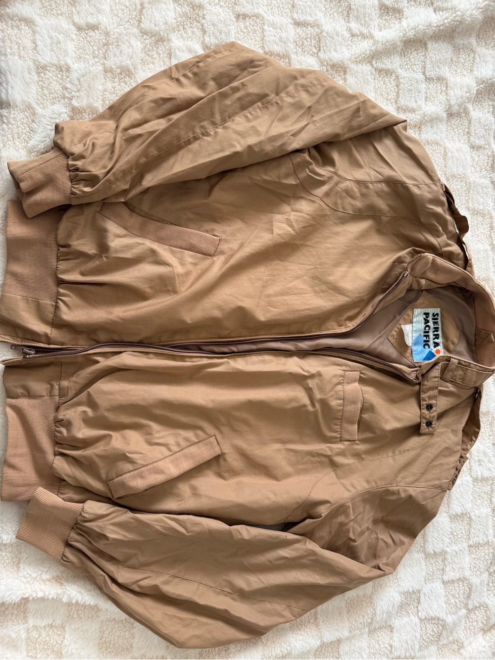 Men’s Tan Field Jacket vintage - Picture 2 of 2
